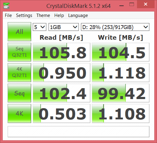 DISKMARK CRYSTAL HDD