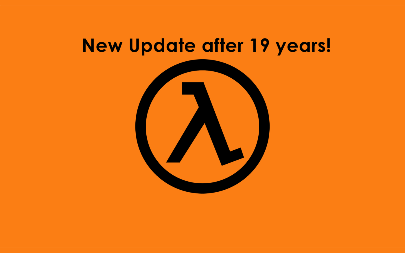 Half-Life Receives an Update, 19 Years After It's Launch Half-Life Receives an Update, 19 Years After It's Launch