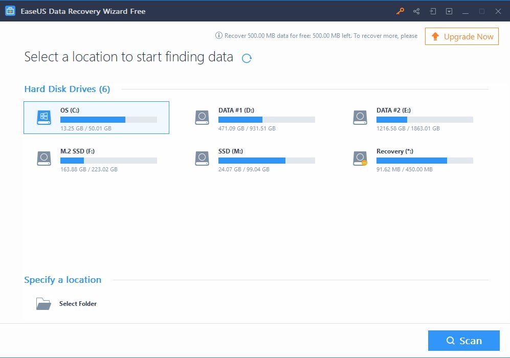 And Voila! The files are back from the dead.