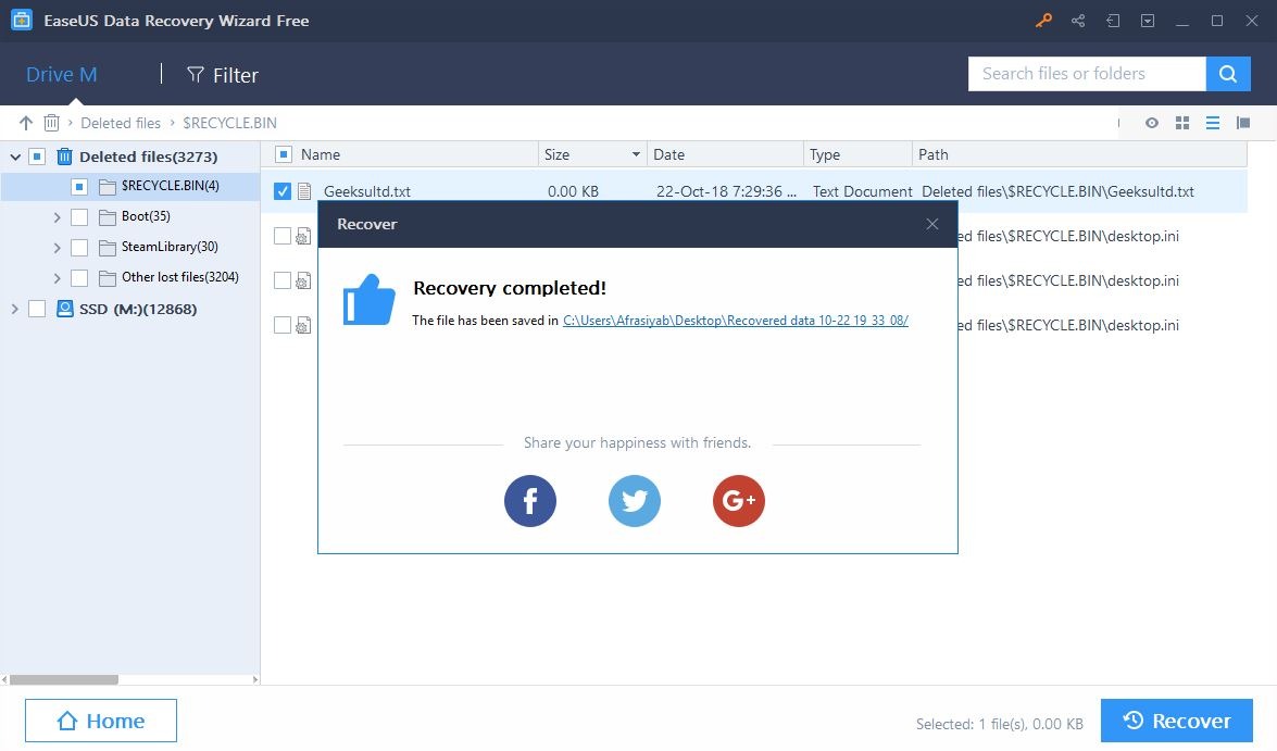 How to Recover Lost Data Using EaseUS Data Recovery Wizard (Guide)