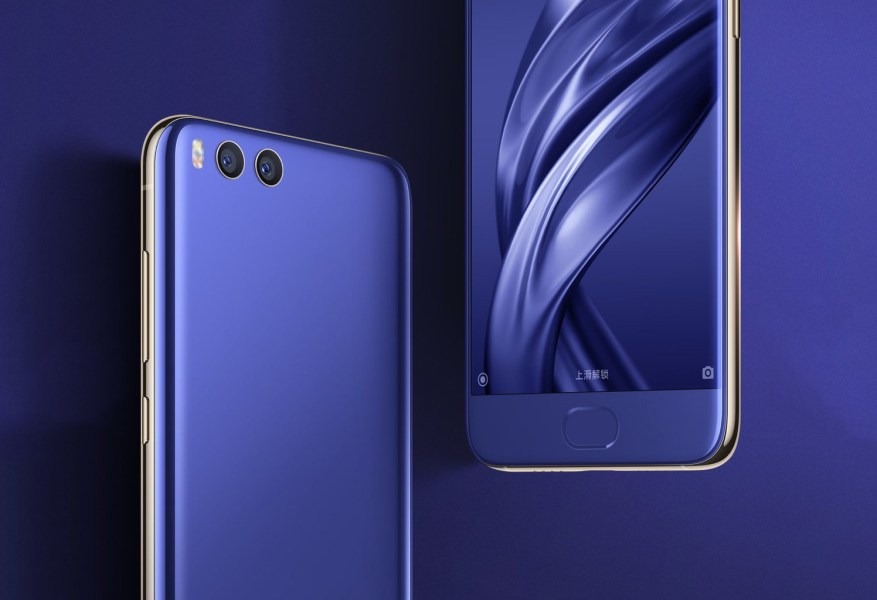 Xiaomi-Mi-6-Blue-Background