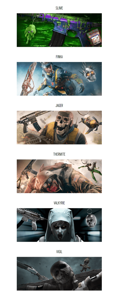 Rainbow Six: Siege Halloween Update is Live - Mad House Event, New Skins, Attires, Charms and Much More!