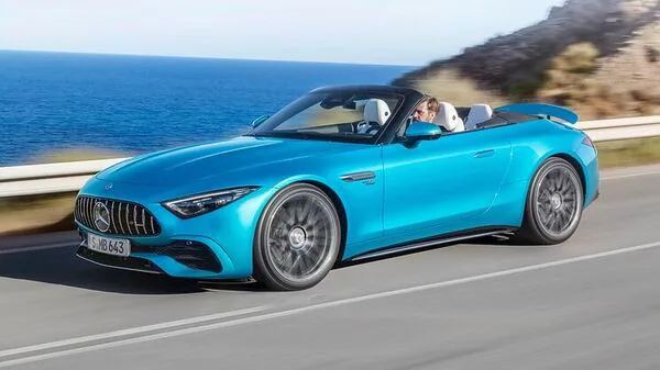 The New Mercedes-amg Sl 43 Has Been Revealed as an Entry-level Roadster.