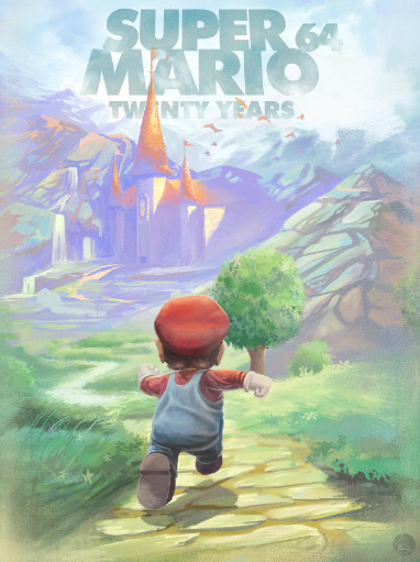 g Fan Recreates Mario Movie Poster in Super Mario 64 Art Style