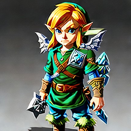 Link 3D stylized game character (The Legend of Zelda Series)