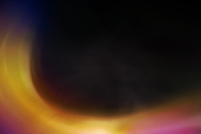 Colorful lights long exposure