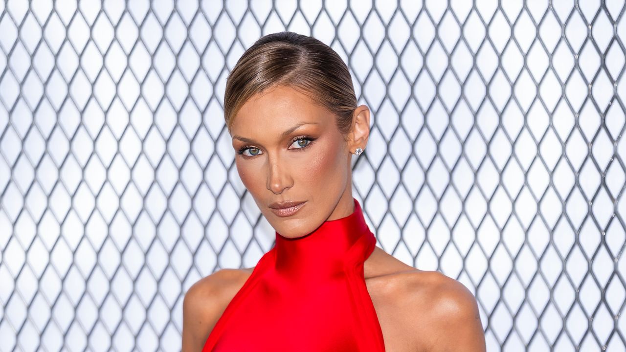 Breaking: Bella Hadid Stuns in Fire-Red Schiap at “The Beauty” NYC Premiere