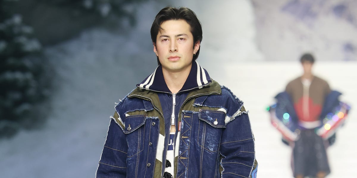 What Hudson Williams' Ice-Skate Boots On A Snowy Runway Reveal About Fashion's Future